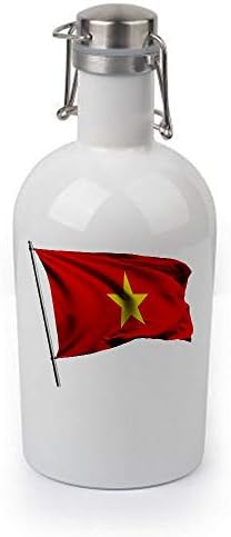 ExpressItbest 64oz Growler - zastava Vijetnama - Mnoge mogućnosti