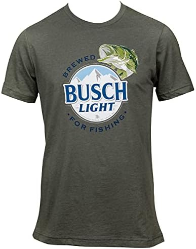 Busch Light uzgajan za ribolovu majicu plave boje