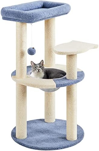 25-inčno mačje stablo s svemirskom kapsulom, namještajem za mačji toranj s visećom platformom s kuglicom i postom za grebanje mačića