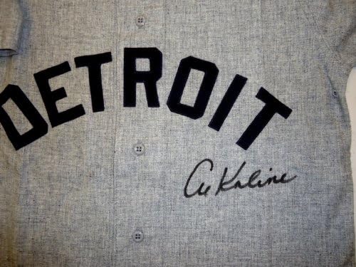 Al Kaline Autografirani Detroit Tigers 1968 Road Mitchell & Ness Jersey