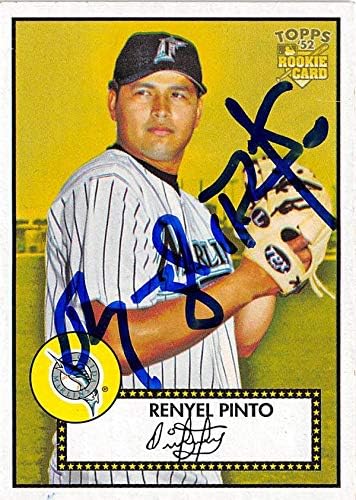 Skladište autografa 626686 Renyel Pinto Autographid Baseball Card - Florida Marlins - 2006 Topps 52 Rookie br.199