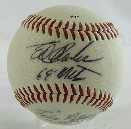 Ed Charles Felix Millan potpisao je autografski autogram Rawlings Baseball B112 - Autografirani bejzbols
