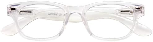 Trebam vaše pravokutne naočale dizajnerske naočale za čitanje drva za muškarce i žene s opružnim šarkama i plastičnim naočalama