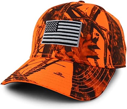 Armycrew xxl siva američka zastava izvezena lova na kamuflažnu bejzbol kapu