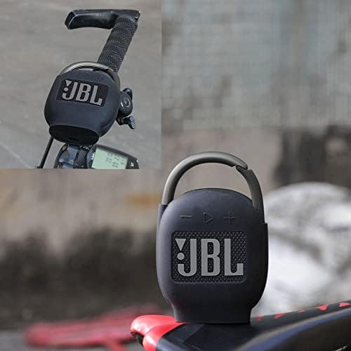 HERMITSHELL SILICONE TRGOVINA ZAPREMA ZA JBL CLIP 4 - Prijenosni mini Bluetooth zvučnik （Black）