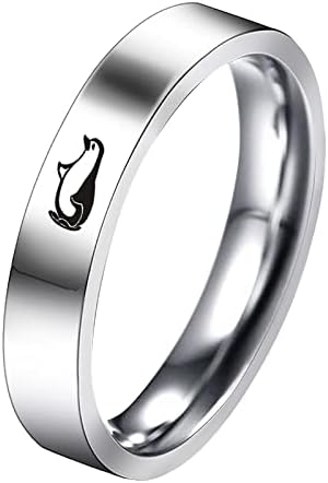 2023 novi jednostavni prsten od titanskog čelika ženski prsten crtani Slatki prsten za nakit pakiranje od 100 prstenova