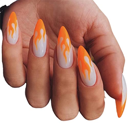 Bademi lažni nokti kratki s potpunim pokrivanjem na noktima 24 komada Savjeti za umjetnost noktiju za salone za nokte i žene