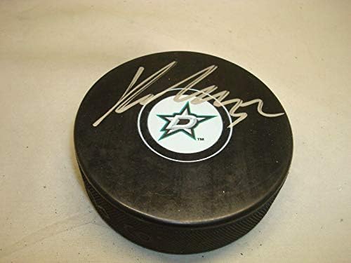 Kari Lehtonen potpisala je hokejaški pak Dallas Stars s autogramom 1-u-NHL Pak s autogramom