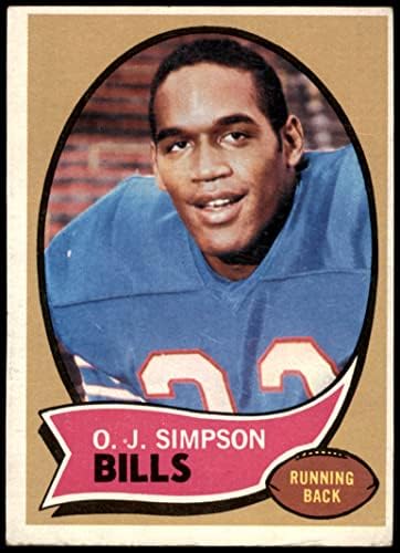 1970. Topps 90 O.J. Simpson Buffalo Bills VG računi