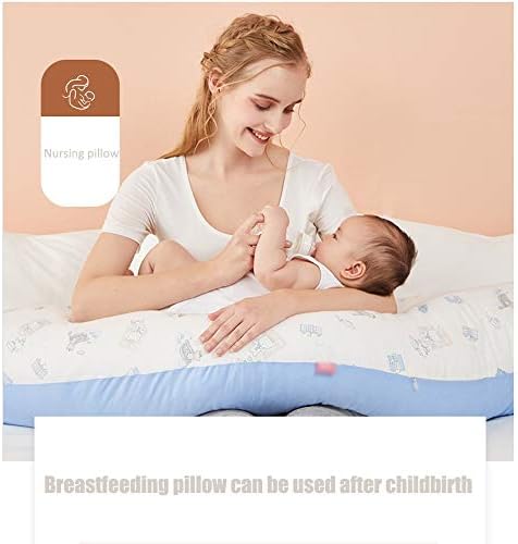 ANNN TRUSTION PALLOW, jastuk majčinstva cijelog tijela u obliku slova, jastuk za trudnoću s jastukom od gaze za bočno spavanje i funkciju