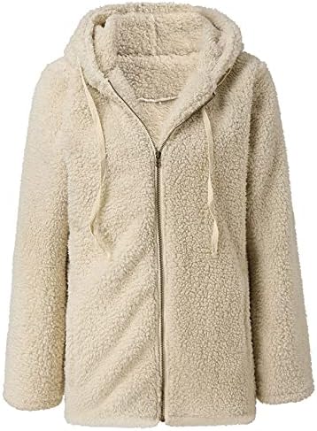 Ženski dugi rukav, džepna jakna s jaknama modna jakna od kapuljača Zip Up Topli kaput labavi kapuljača