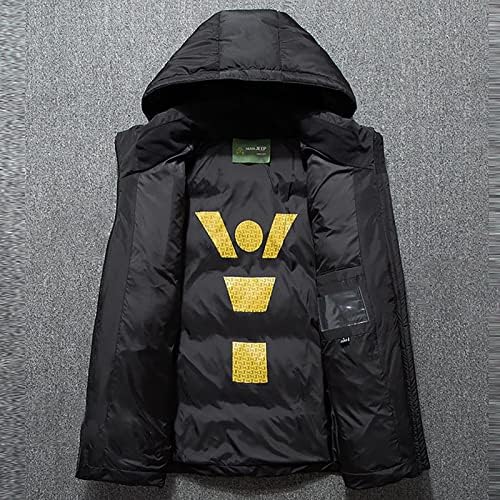 ADSSDQ PLUS veličine dugih rukava jakne za jaknu muškarci Lijepa zimska plaža kapuljača džepna jakna udobnost pamuk solid6