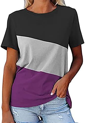 Odjeća moda grafička ležerna majica s kratkim rukavima za ženske posade Top Fall Summer Women 47 47