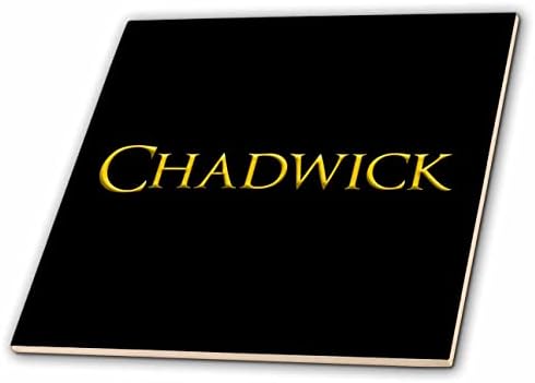 3droz Chedvik popularno je ime za dječake u Americi. Žuta na crnim amajlijskim pločicama