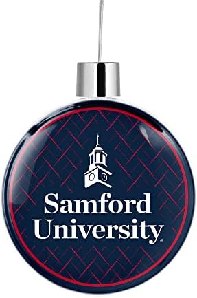 University Samford Okrugli ravni ukras ukrasa za božićno drvce za kućicu za praznike