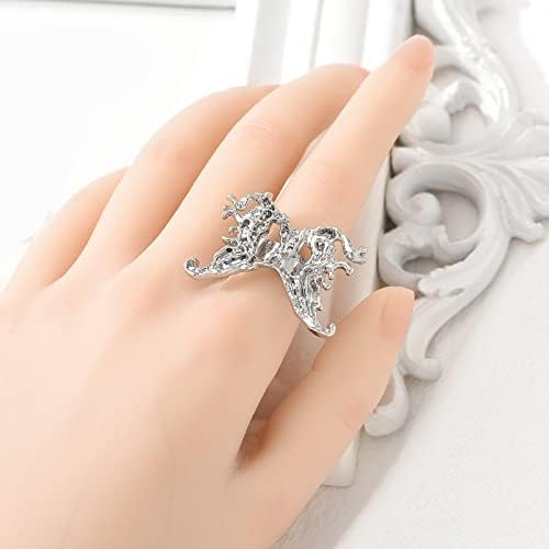 Vjenčani i zaručnički prstenovi legura srebrni podesivi leptir prsten prsten dame Gold Ring Geometric Otvaranje