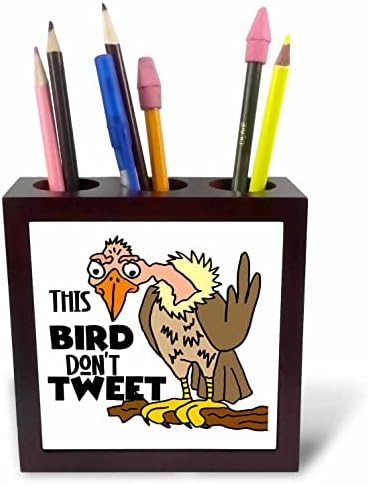 Smiješni stari Buzzard iz 3-a kaže da ova ptica ne cvrkuće na društvenim mrežama. - Držači za olovke za pločice