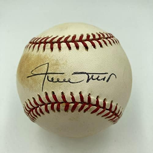 Willie Mays potpisao službenu nacionalnu ligu Feeney Baseball PSA DNA CoA - Autografirani bejzbols