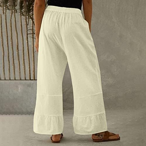 JORASA Znojne hlače za ženske, elastične struke hlače visoki struk.