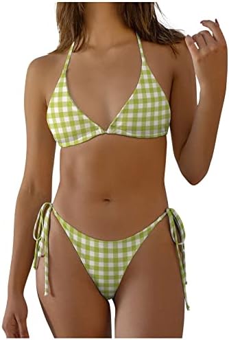 Knosfe bikini setovi za žene seksi mini tanga niz 2 komada kupaći kostim za kupaće kostim kostima