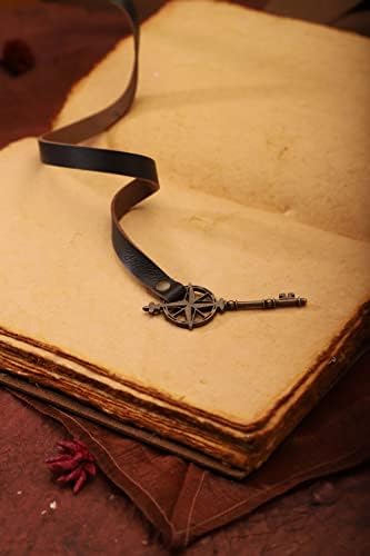 Tamno smeđa vintage kožna časopis - časopis za antiknu ručno izrađenu kožu s staromodnim papirom za rublje - savršeno za pisanje, dnevnik