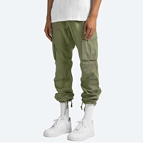 Muške planinarske hlače Brzo suhe lagane vanjske hlače za ribolov, putovanja, teretne hlače, Radne hlače s džepovima s patentnim zatvaračem