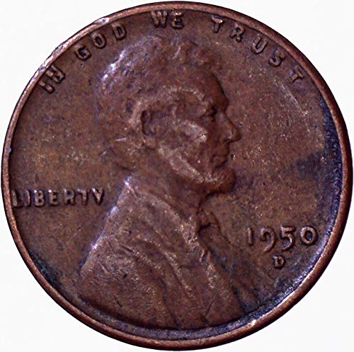 1950. Lincoln pšenični cent 1c vrlo mali