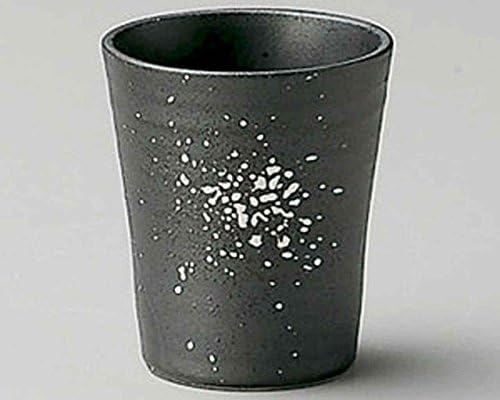 Bijeli udar 2.2inch sake Cup Crni porculan napravljen u Japanu