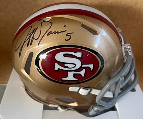 Mini speed kaciga s autogramom Jeffa Garcije 49nd 3nd61795 - NFL kacige s autogramima igrača