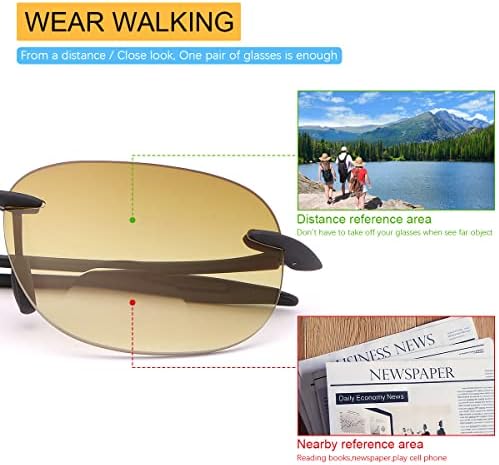 2 para bez rimske bifokalne naočale za čitanje UV400 Zaštita Sunčane naočale za muškarce i žene klasične vintage naočale