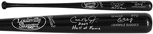 Cal Ripken Jr. Baltimore Orioles Autografirani Black Louisville Slugger Model Model Bat s natpisom Hof 2007 - Autografirani MLB šišmiši