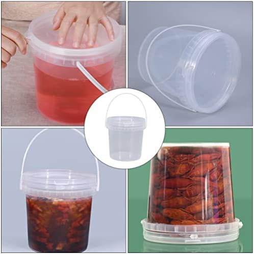 Spremnici za skladištenje hrane od 3 komada s poklopcem i ručkom plastični spremnik za iznošenje nepropusni spremnici za pripremu hrane