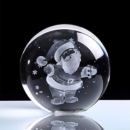 WCPJYZQ 60 mm/80 mm 3D kristalno staklo ugravirano minijaturnom zemaljskom modelom sfera kristalni ukras ukras globusa kuće