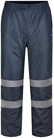 Aykrm 4 boje Sigurnosne kišne hlače reflektirajuće visoke vidljivosti vodootporne kišne hlače