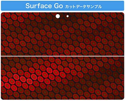 Poklopac naljepnice za naljepnicu za Microsoft Go/GO 2 Ultra tanka zaštitna kože naljepnica za tijelo 002038 uzorak crvena