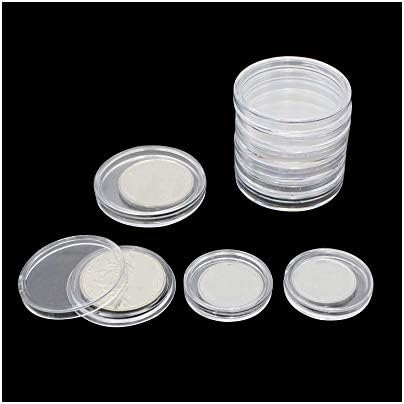 10pcs/lot prozirni plastični nosač kovanica za prikupljanje kutije za kovanice kapsule zaštitne kutije spremnik kontejner 18-40 mm