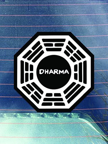 Dharma naljepnica vinilnih naljepnica na kotačima | Kamioni za automobile Vans zidovi šalice za prijenosna računala | Tiskano | 2-4