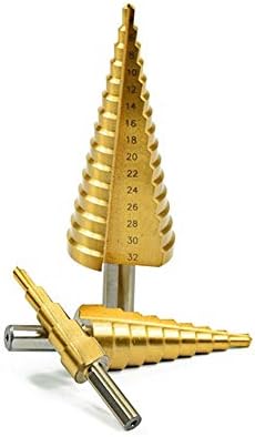 DIY STEP BILLY SPIRALNI Utor Pagoda u obliku otvora za rupu 4-12/20/32 mm HSS čelični konus za bušenje Bit set HSS čelični korač