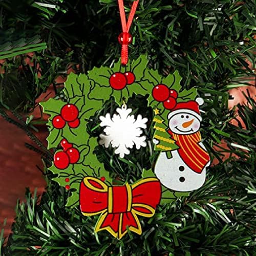 Božićni ukras za vijenac božićni snjegović snjegović ukrasni vijenac stablo prozor ulaznih vrata stolica zid dekor božićno drvce