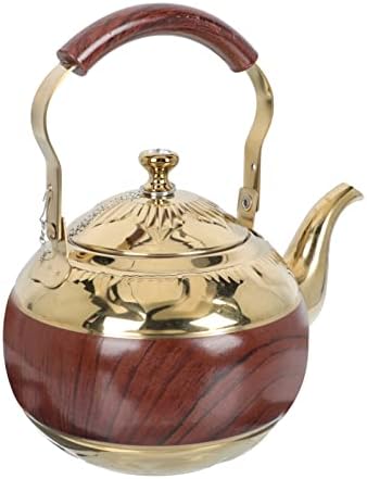 Cabilock čaj čaj čaj čaj čaj od čajnika štednjaka od nehrđajućeg čelika za štednjak 1l metalni čajnik čajnik čajnik cvjetanje i labav