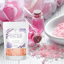 Himalajska ružičasta solna kupka s organskim esencijalnim uljima jasmina i lavande