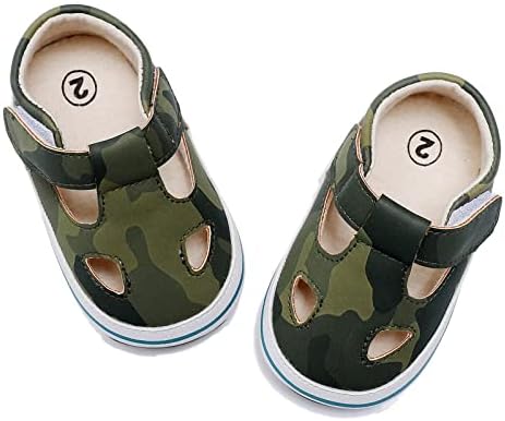 Dječaci za dojenčad djevojčice crtane cipele s tiskanim cipelama prve šetače cipele Summer Hollow Out Out Animal Crtani filmovi za