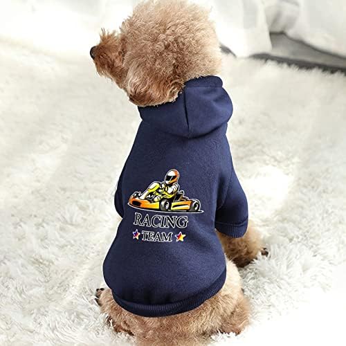Kart Racing Team Pas Dog jednodijelna košulja Modentni kostim za pse s dodacima za kućne ljubimce
