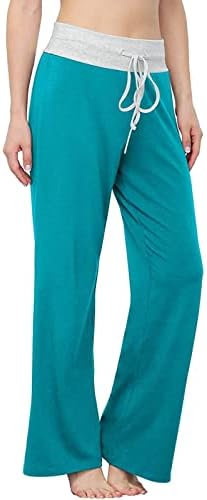JORASA ženske hlače visoke hlače hlače s pantama ravne noge joge hlače za elastični struk joga hlače udobne trenerke