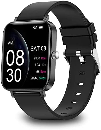HongMed Smart Watch, fitness tracker s monitorom za kisik krvnog tlaka za Android telefone iOS iPhone kompatibilan, 1.69 '' dodirni