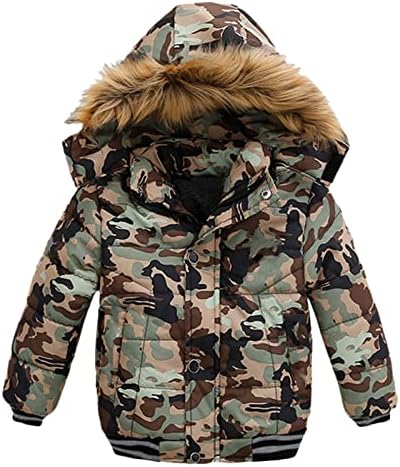 Djeca zimska jakna kaputa kaputa kaputa moda Djeca topla odjeća jakna kaput i jakna kožni kaput dečki
