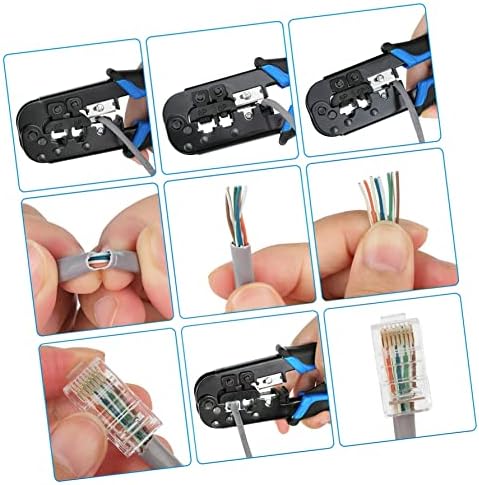 Doitool 3 sets uklanjanje zaliha koaksijalni konektor re priključak plijepci home žice za poboljšanje ethernet striptizeta criming