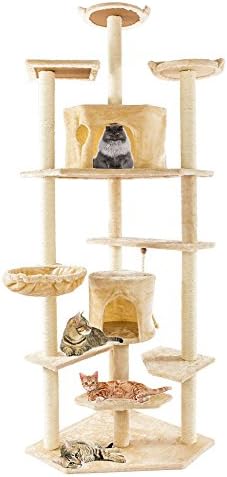 80 čvrsta slatka Plišana mačka od užeta od sisala penje se na drvo mumbo - Centar za aktivnosti na otvorenom u mumbo - u - za mačiće,