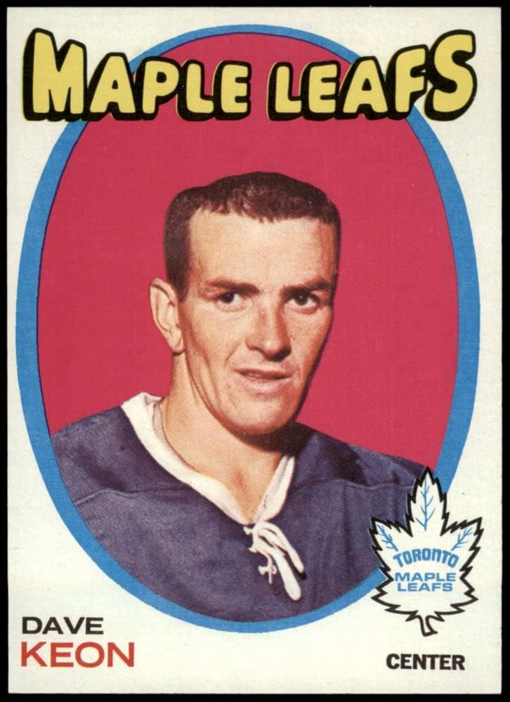1971. Topps 80 Dave Keon Toronto Maple Leafs NM Maple Leafs