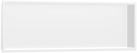 Hansgrohe xtrastoris originalni udubljeni zidni niša s integriranim okvirom 12 x 36 x 4 u Matte White, 56067700